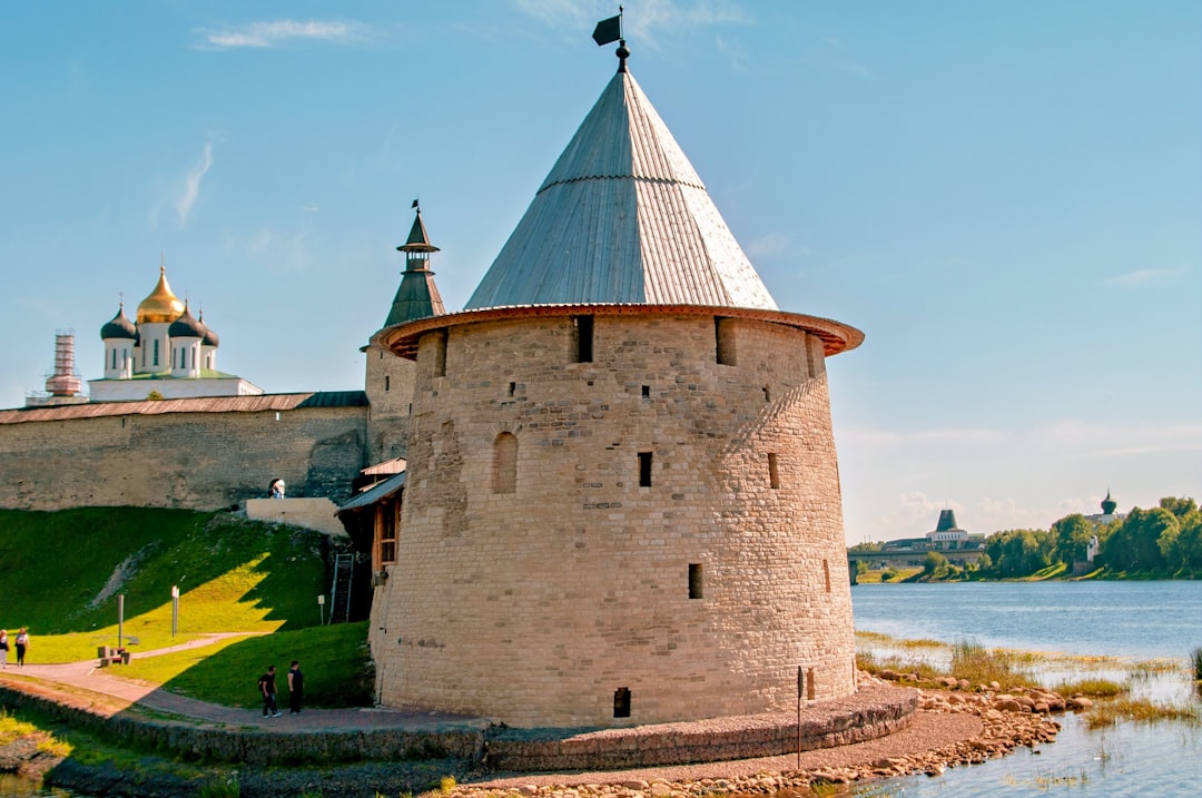 Россия, Псков, Кремль, крепость, река Великая