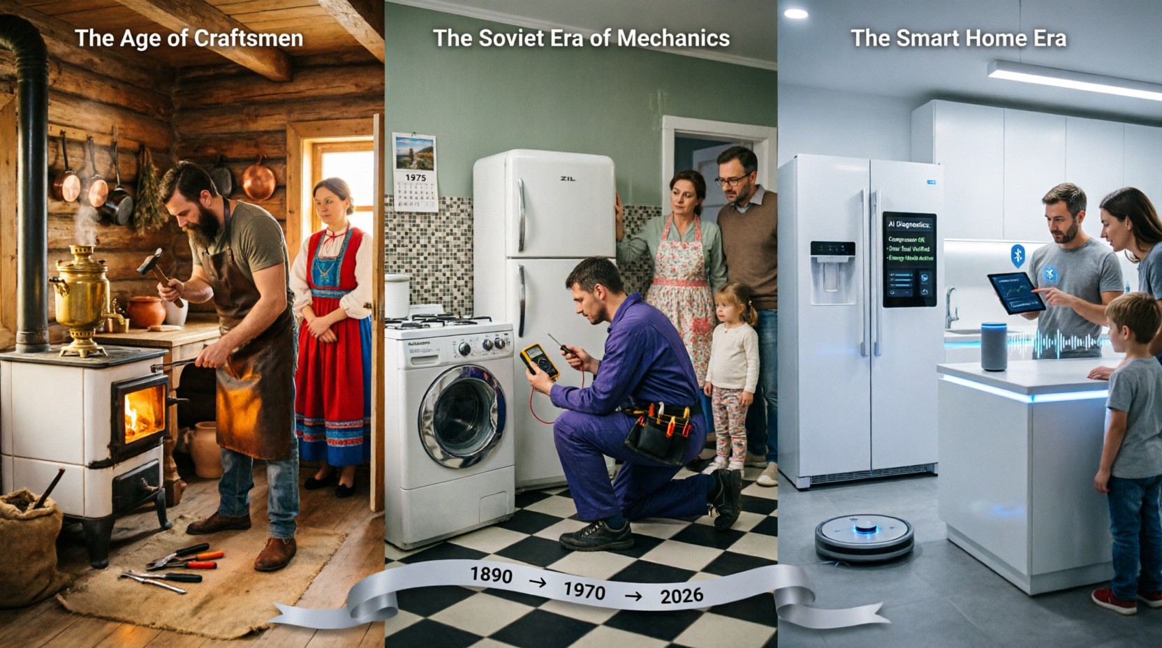 История ремонта бытовой техники
